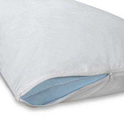 T180 Protector De Almohada Con Cremallera Blanco King 50.8 Cm X 91.44 Cm (20" X 36") - 1 Docena/Caja