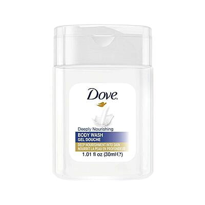 Dove Amenidades Gel de baño profundamente nutritivo 30mL/1.01oz Botella - 192/Caja